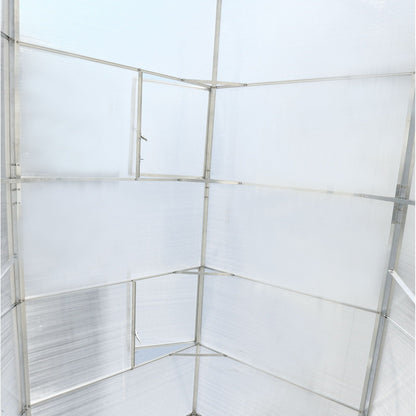 Heavy Duty Polycarbonate Greenhouse Kit and Door