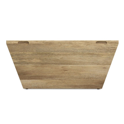 Abba handcrafted coffee table, natural oak with recessed side handles by Unique Piece Furniture on Tampa Home & Garden Store
