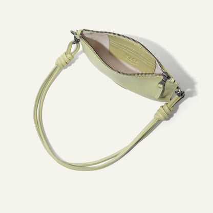 Will Leather Goods Turin Convertible Zip Pouch sage green with interior card slots on Tampa Home & Garden Store