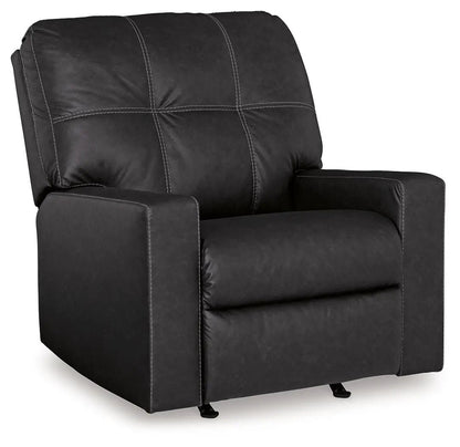 Barlin Mills Rocker Recliner in black faux leather by Unique Piece Furniture, rocker chair on Tampa Home & Garden Store