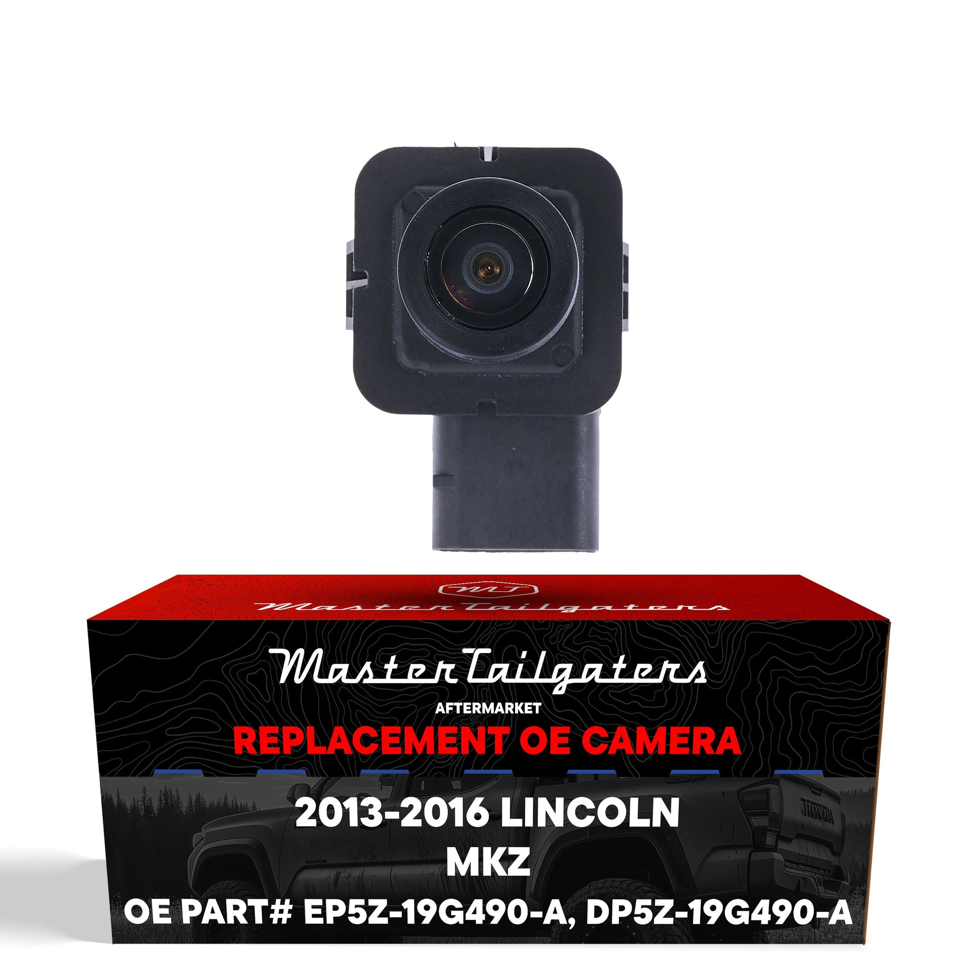 Master Tailgaters OE backup camera for Lincoln MKZ 2013-2016, black compact camera module on Tampa Home & Garden Store
