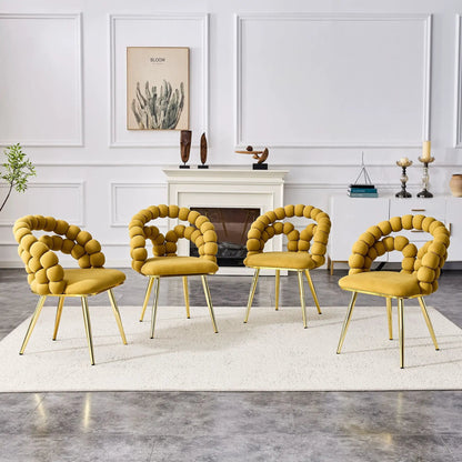Puffy Bubble Ball Chain Chairs For Dining Room