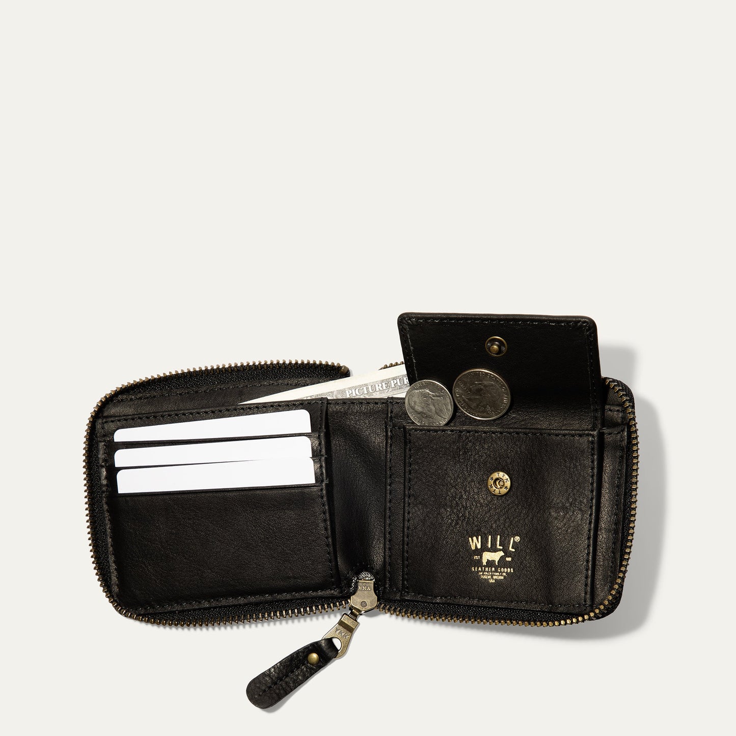 Zip Around French Wallet