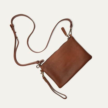 Zip Pouch Medium W/ Crossbody bag in brown leather by Will Leather Goods on Tampa Home & Garden Store