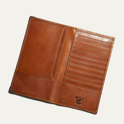 William Pocket Secretary Wallet leather card case Will Leather Goods with card slots on Tampa Home & Garden Store