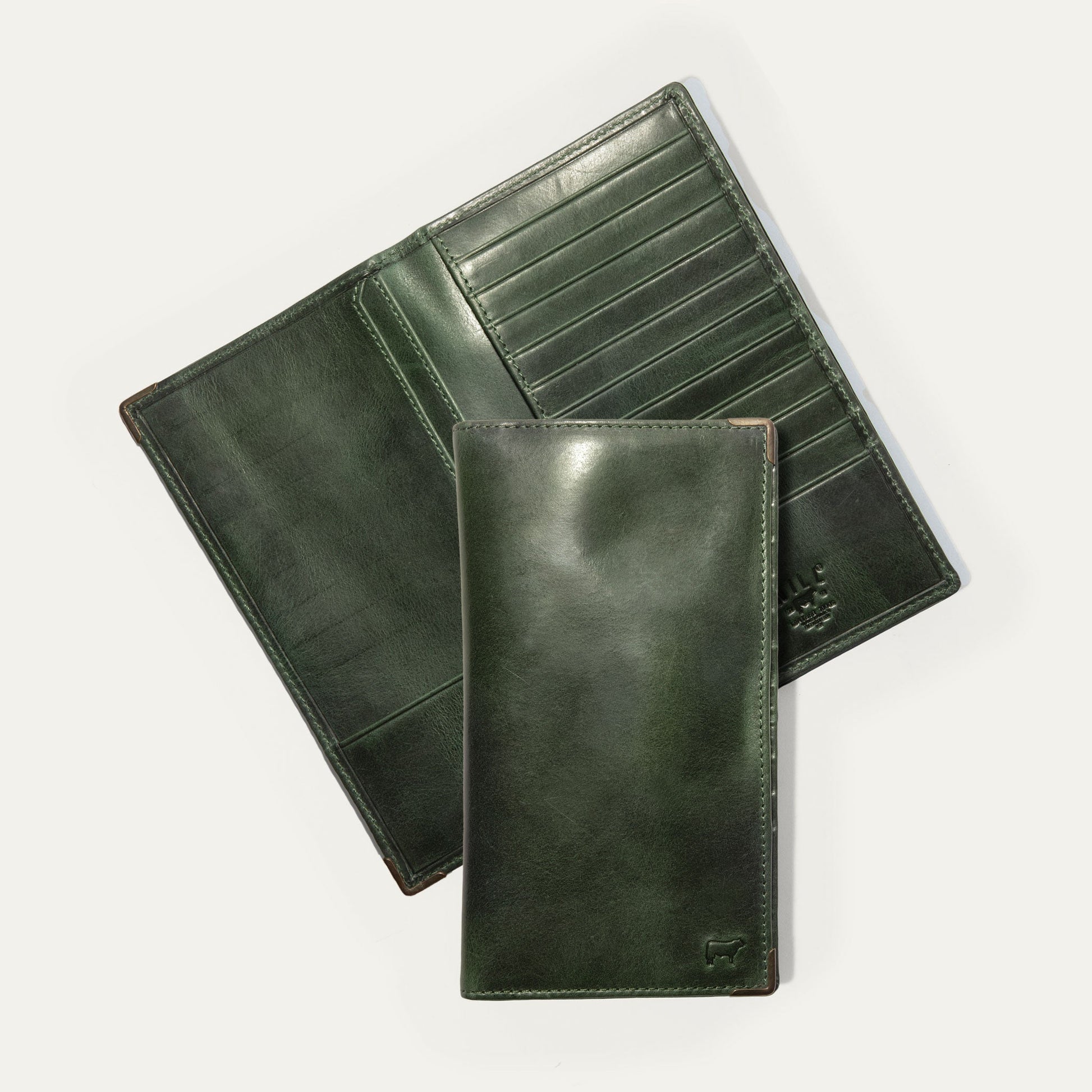 William Pocket Secretary Wallets leather card cases with Will Leather Goods logo on Tampa Home & Garden Store