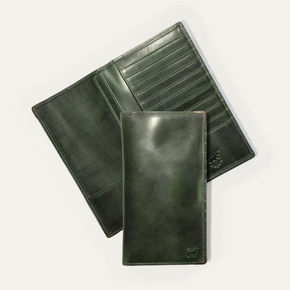 William Pocket Secretary Wallets leather card cases with Will Leather Goods logo on Tampa Home & Garden Store