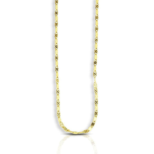14k yellow gold sparkle Valentino chain necklace 1.70 mm by Bids.com on Tampa Home & Garden Store