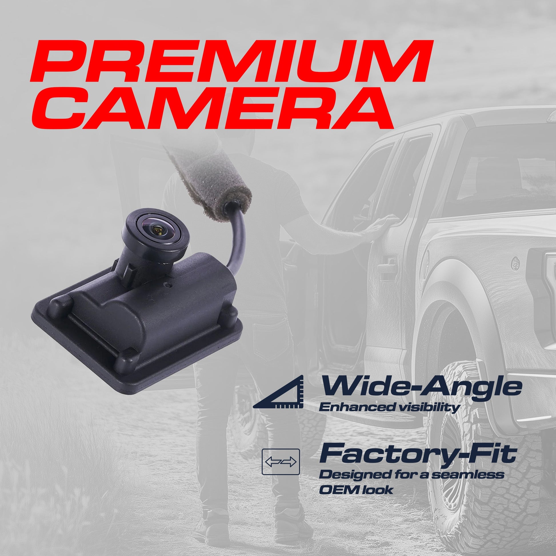 OEM backup camera by Master Tailgaters for Lincoln Navigator and Ford Expedition wide view on Tampa Home & Garden Store