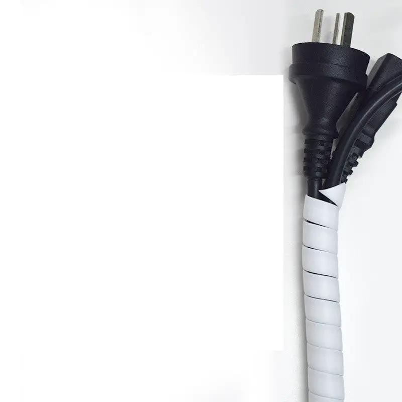 Anti-cat and dog bite cord protector by FLIPSTYLEZLLC, white spiral wrap on power cord on Tampa Home & Garden Store