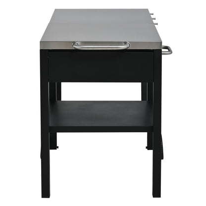 Large Foldable Outdoor Kitchen Cart And Storage