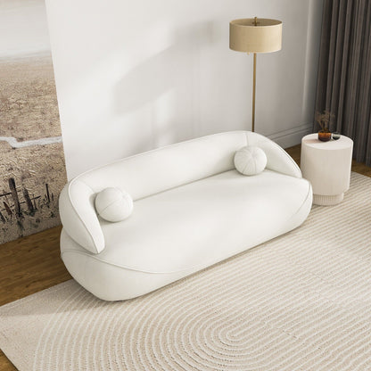 Andrew Soft Boucle Sofa and Mid Century Design