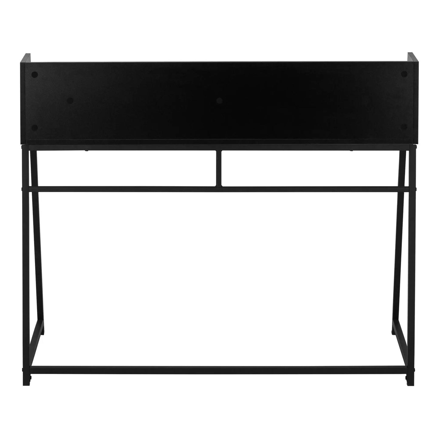 Computer desk black metal frame with storage shelf by Unique Piece Furniture on Tampa Home & Garden Store