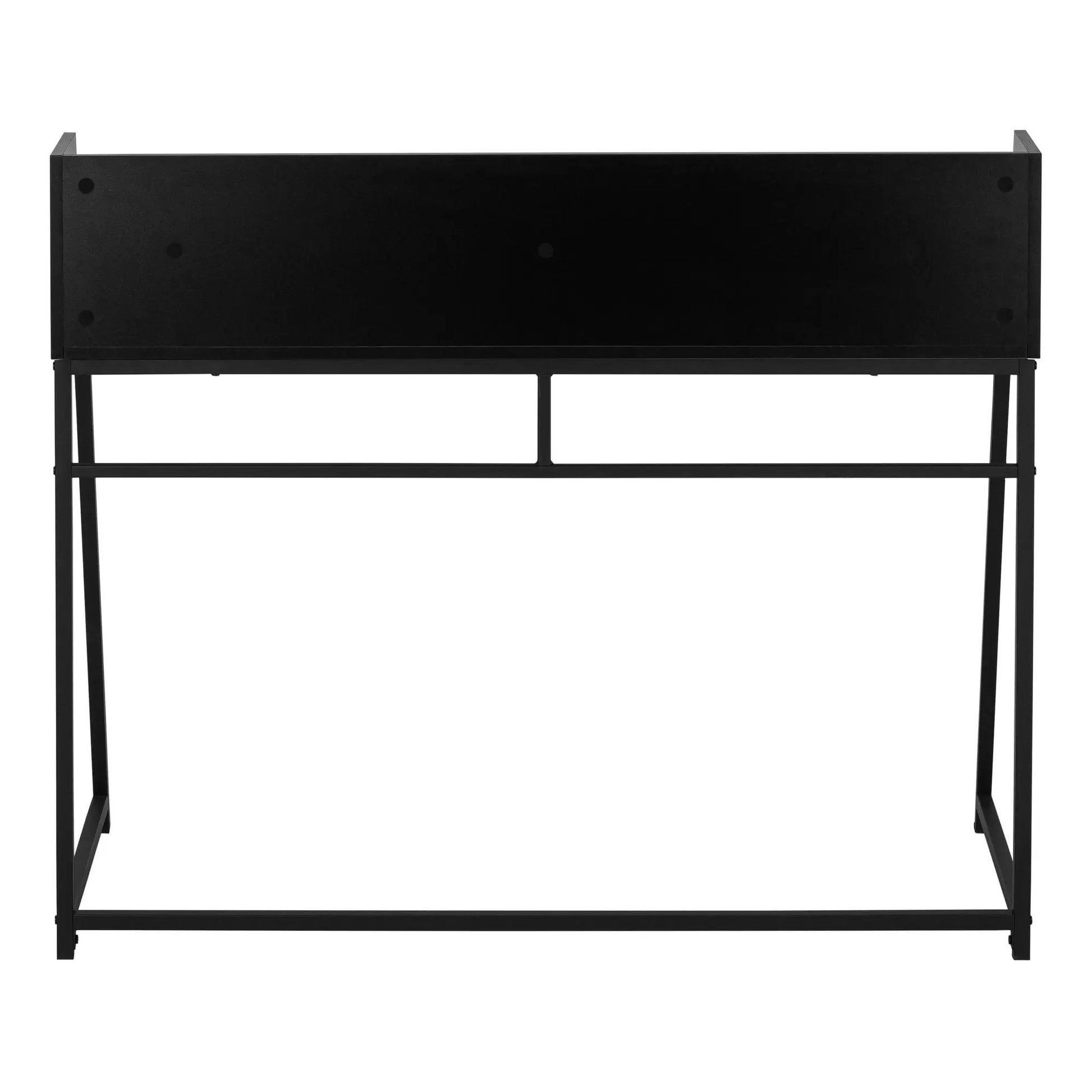 Computer desk black metal frame with storage shelf by Unique Piece Furniture on Tampa Home & Garden Store