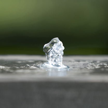 Indoor Outdoor Water Fountain Unique Broken Urn Fountain by HouseOfZazla, clear crystal resin on Tampa Home & Garden Store