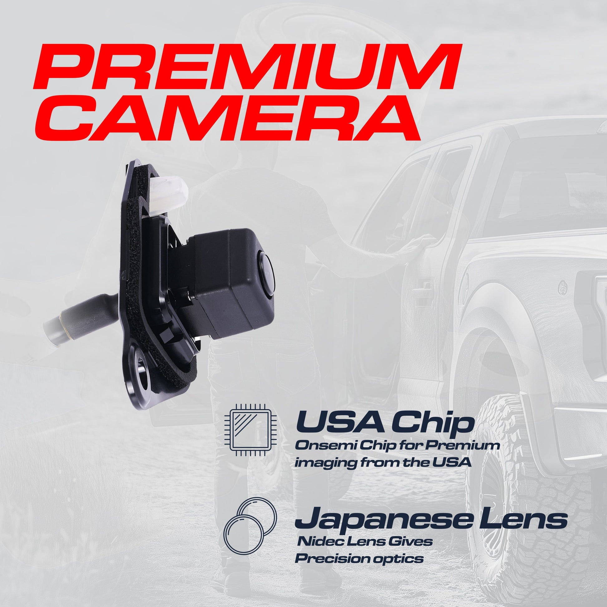 Backup camera for Lexus RX 350/450h OEM replacement by Master Tailgaters black housing on Tampa Home & Garden Store