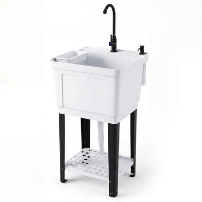 14.5 Gal Utility Sink with Rotating Faucet