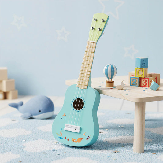 21 Inch Ukulele Guitar for Kids with Basswood Body for 3+ Years Old - Tampa Home & Garden Store