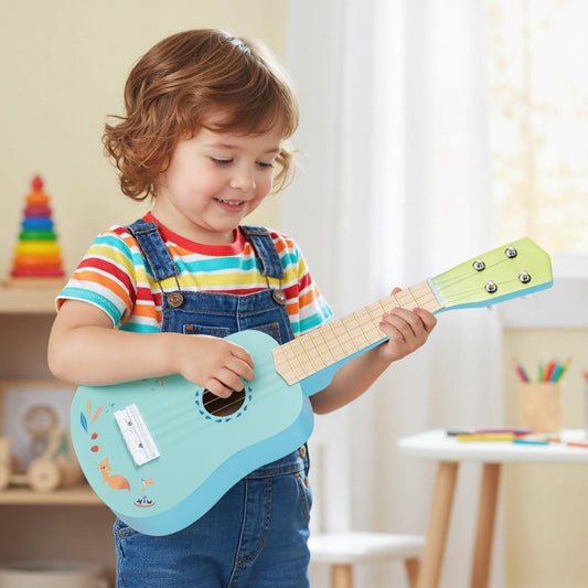 21 Inch Ukulele Guitar for Kids with Basswood Body for 3+ Years Old - Tampa Home & Garden Store