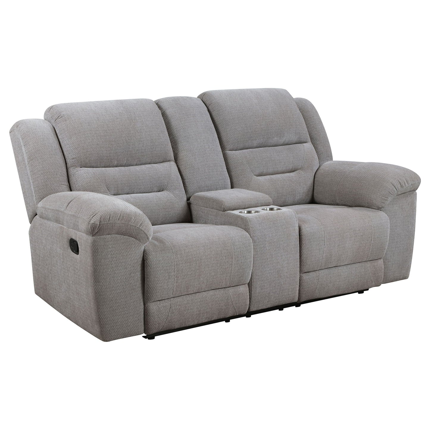 Sebring Gray Manual Reclining Sofa And Loveseat