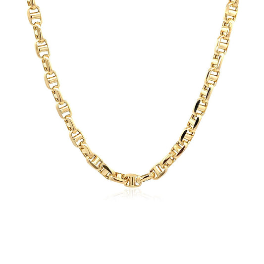 4.5mm 14k yellow gold anchor chain necklace by Bids.com on Tampa Home & Garden Store