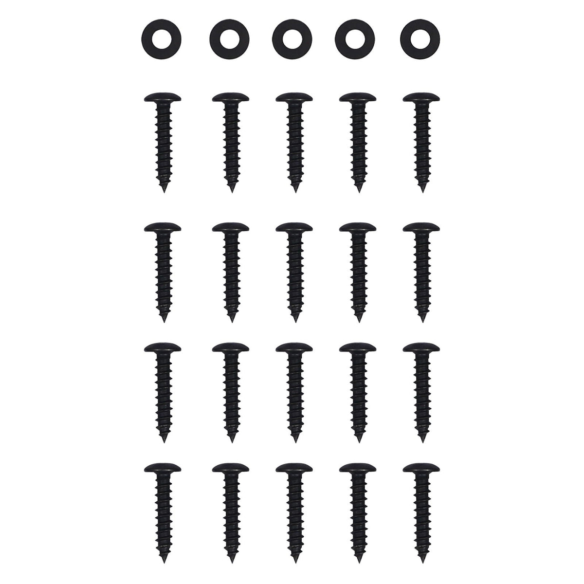 Table bases hardware: black screws with washers arranged in a neat grid, HouseOfZazla on Tampa Home & Garden Store