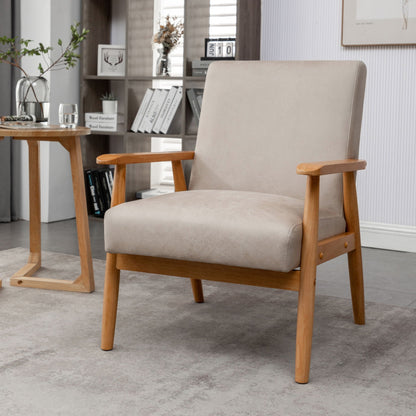 Wide Classic Mid Century Modern Arm Chair