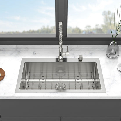 Durable and Quiet Drop in Stainless Steel Sink