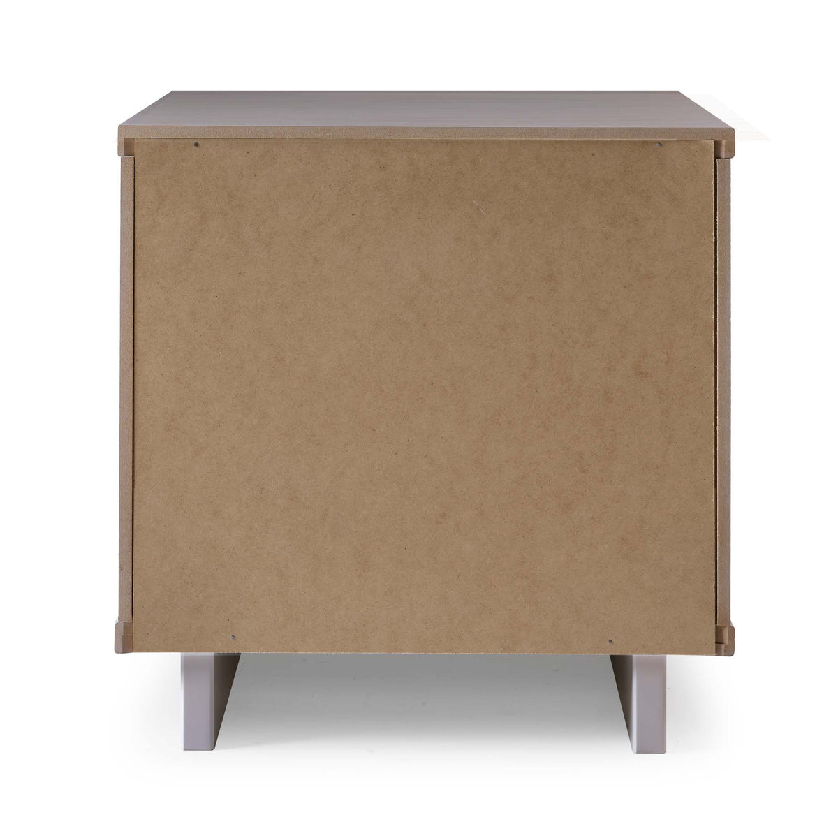 Granville Nightstand with 2 Drawers solid wood construction brown packaging gray top on Tampa Home & Garden Store