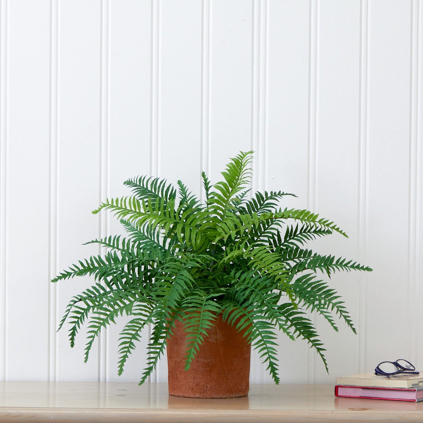 22” Artificial Fern Plant in Decorative Planter - Tampa Home & Garden Store