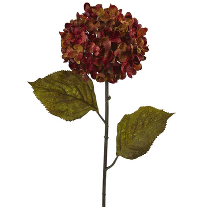 22” Fall Hydrangea Artificial Flower (Set of 6) - Tampa Home & Garden Store