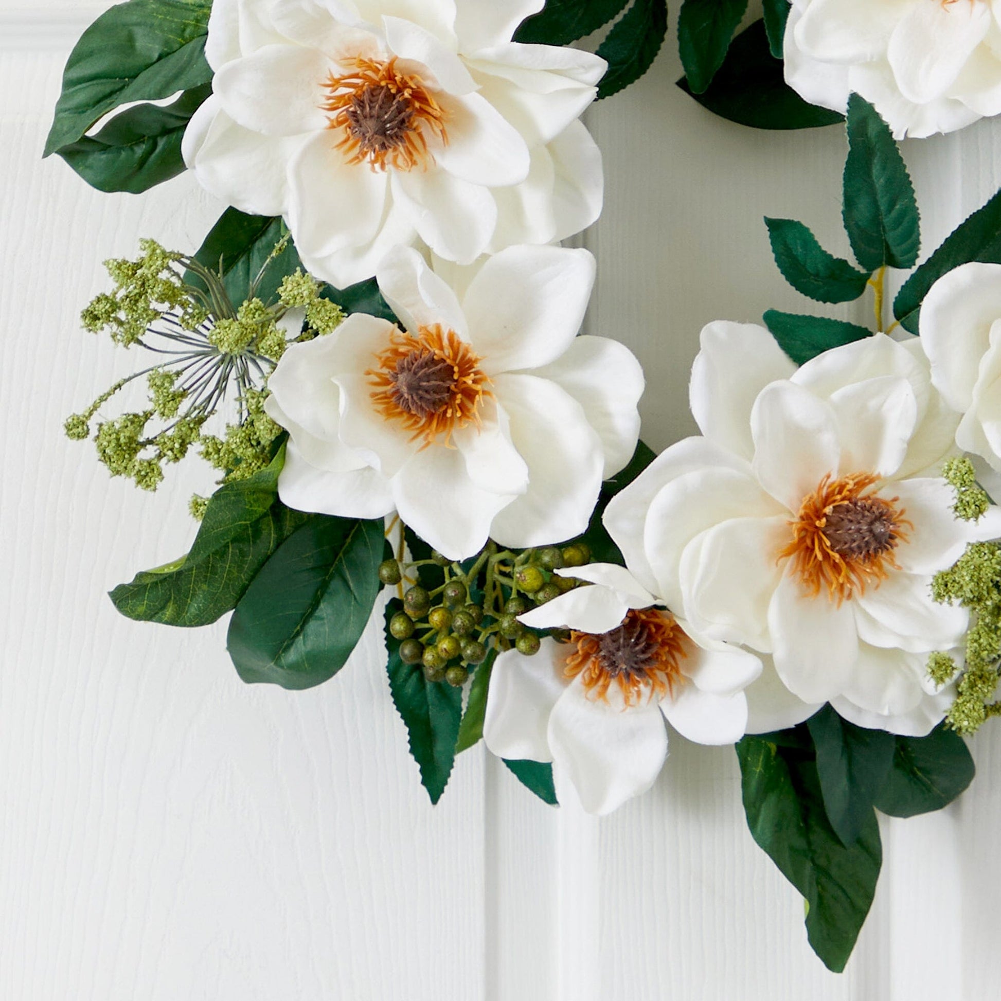 22" Magnolia Wreath - Tampa Home & Garden Store