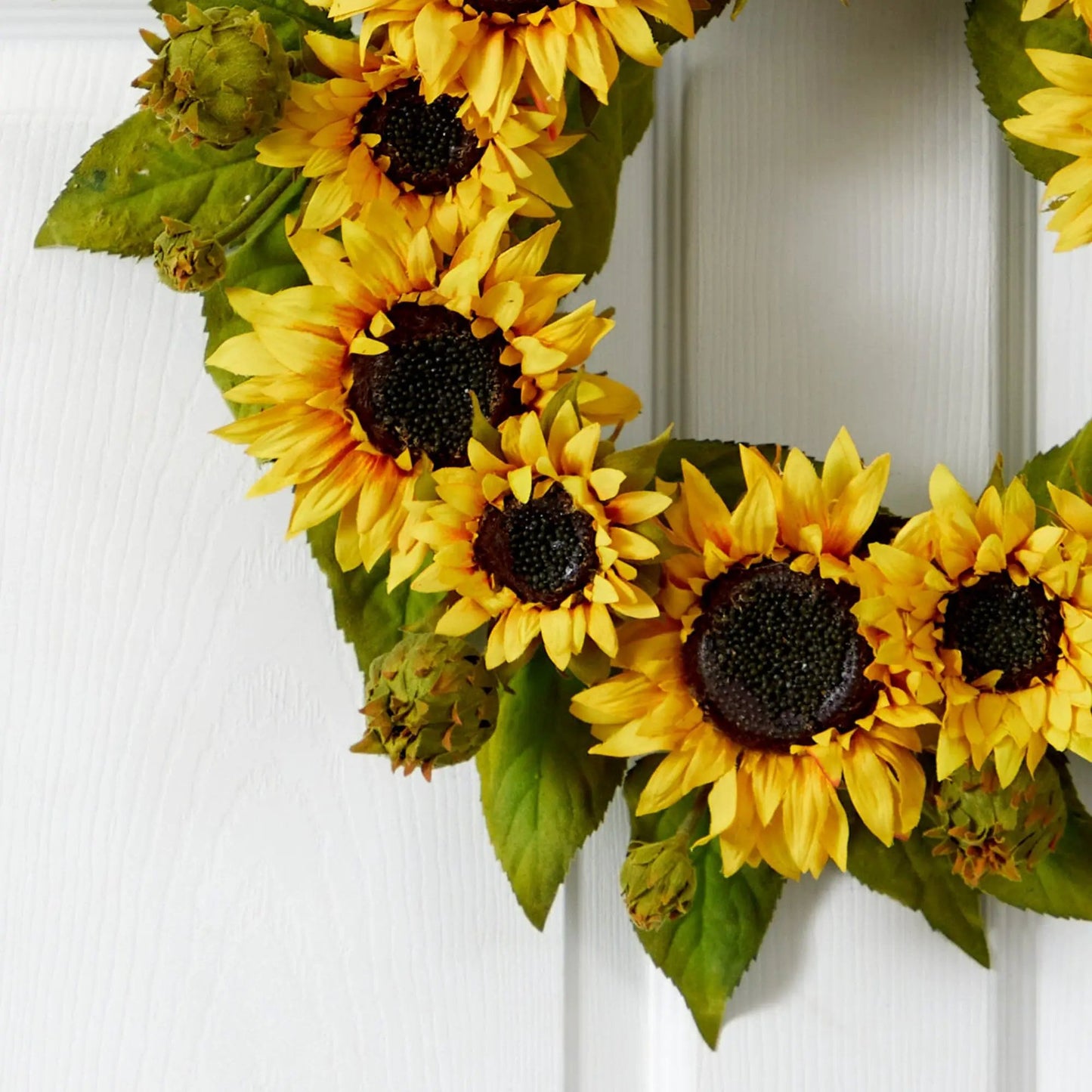 22" Sunflower Wreath - Tampa Home & Garden Store