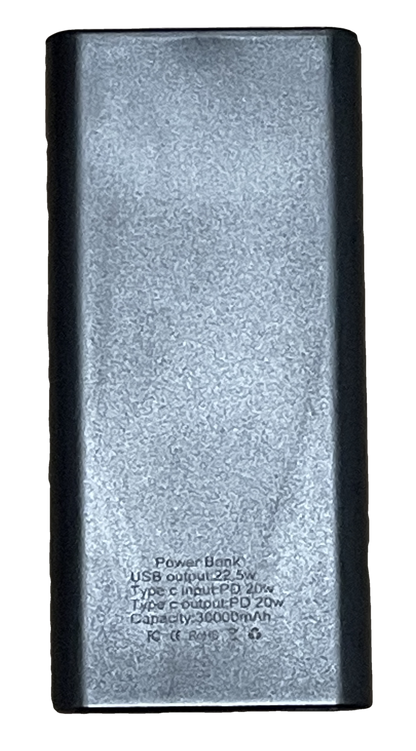 22.5W USB Fast Charger River Country Gear silver metal body with black trim on Tampa Home & Garden Store