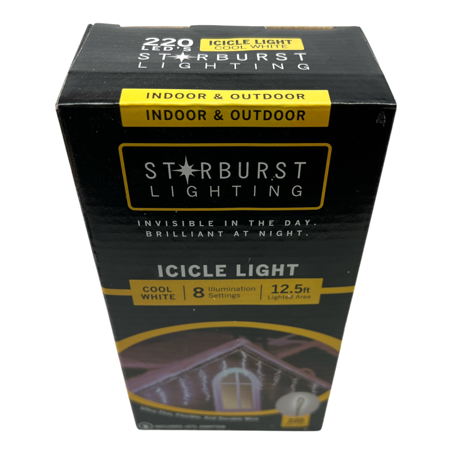 220-Light Starburst Cool White LED Icicle Light Set - Tampa Home & Garden Store