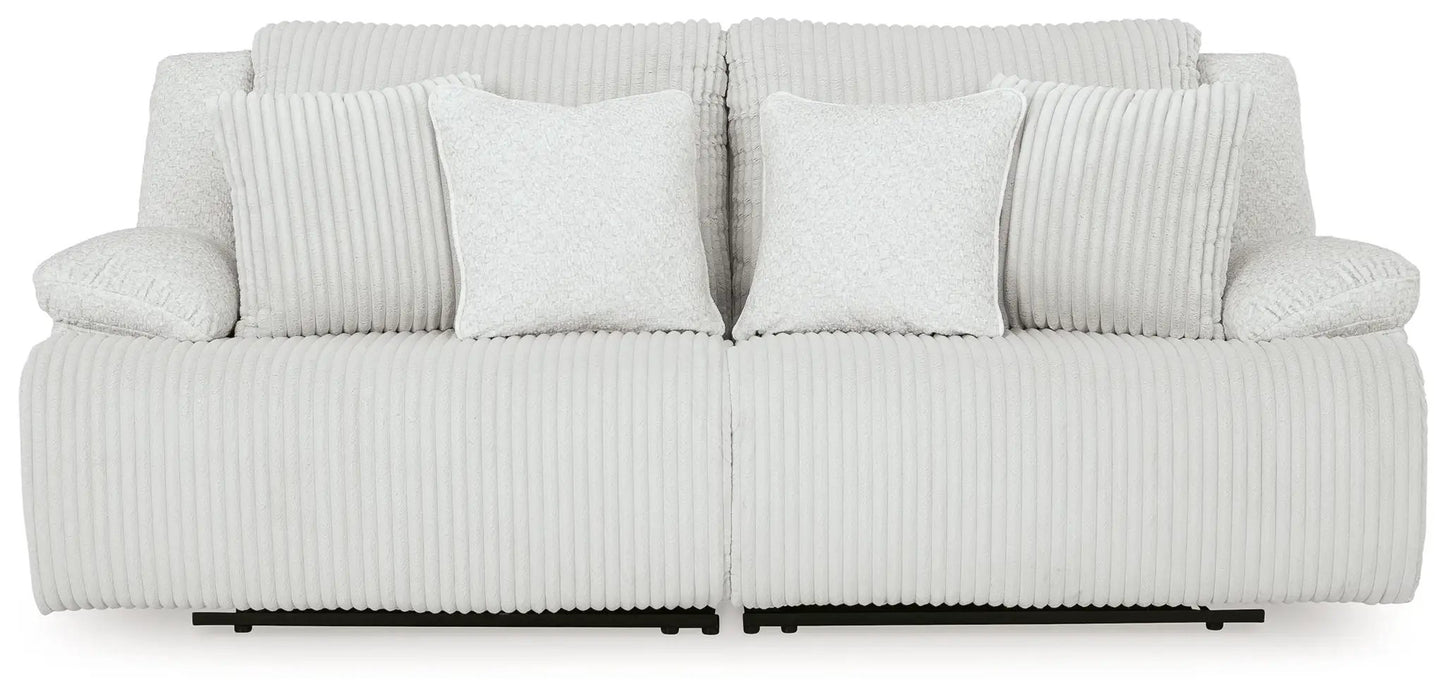 Top Tier Corduroy Reclining Sectional with Chaise