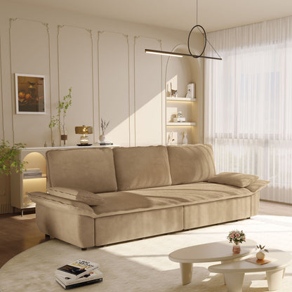 King Size Pull Out Sofa Bed and Chaise Lounge