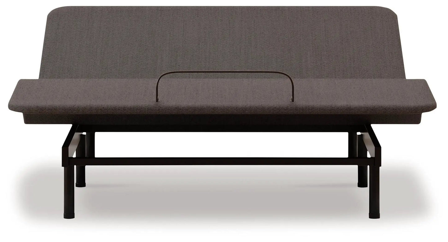 Comfort Classic Adjustable Base by Unique Piece Furniture in brown fabric with metal handle on Tampa Home & Garden Store