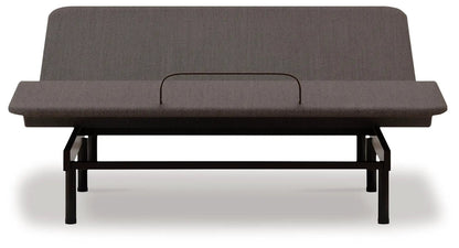 Comfort Classic Adjustable Base by Unique Piece Furniture in brown fabric with metal handle on Tampa Home & Garden Store