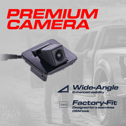Backup camera by Master Tailgaters for Mazda 3 2014-2016 with purple housing and wide-angle lens on Tampa Home & Garden Store