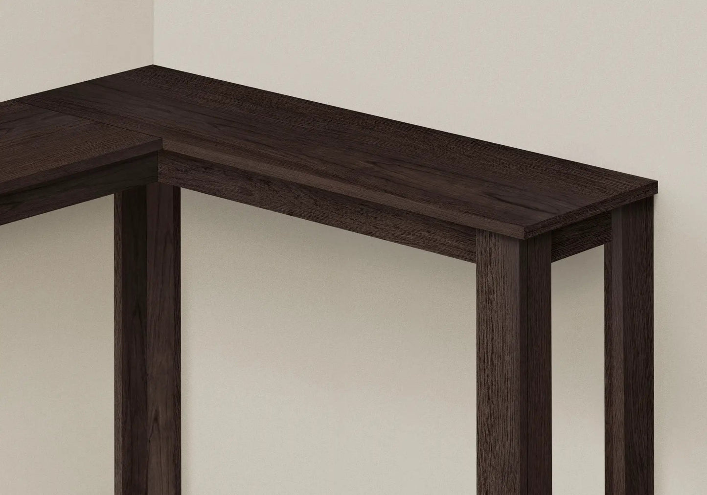 Corner Accent Console Table for Entryway, Modern