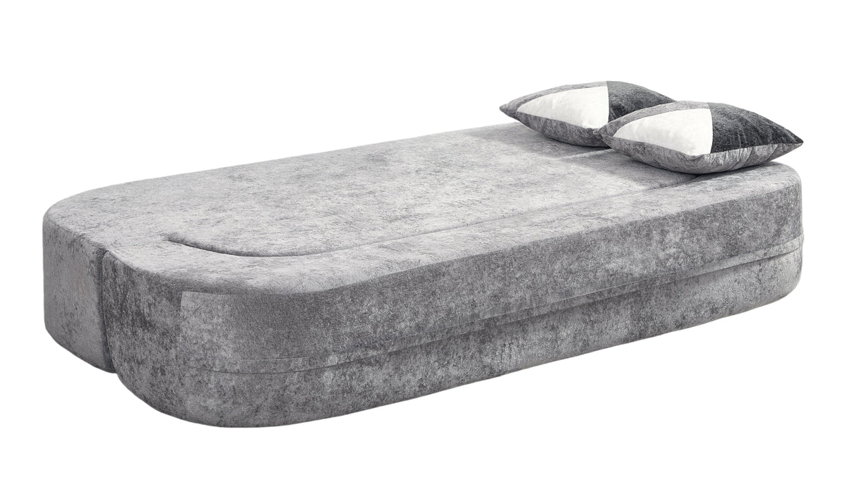 Convertible Eggshell Sofa Bed for Small Spaces