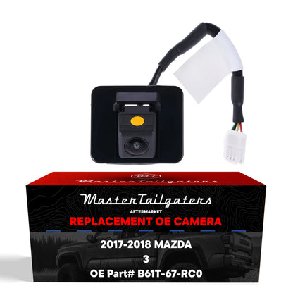 Backup camera for Mazda 3 2017-2018 OEM replacement by Master Tailgaters, black housing on Tampa Home & Garden Store