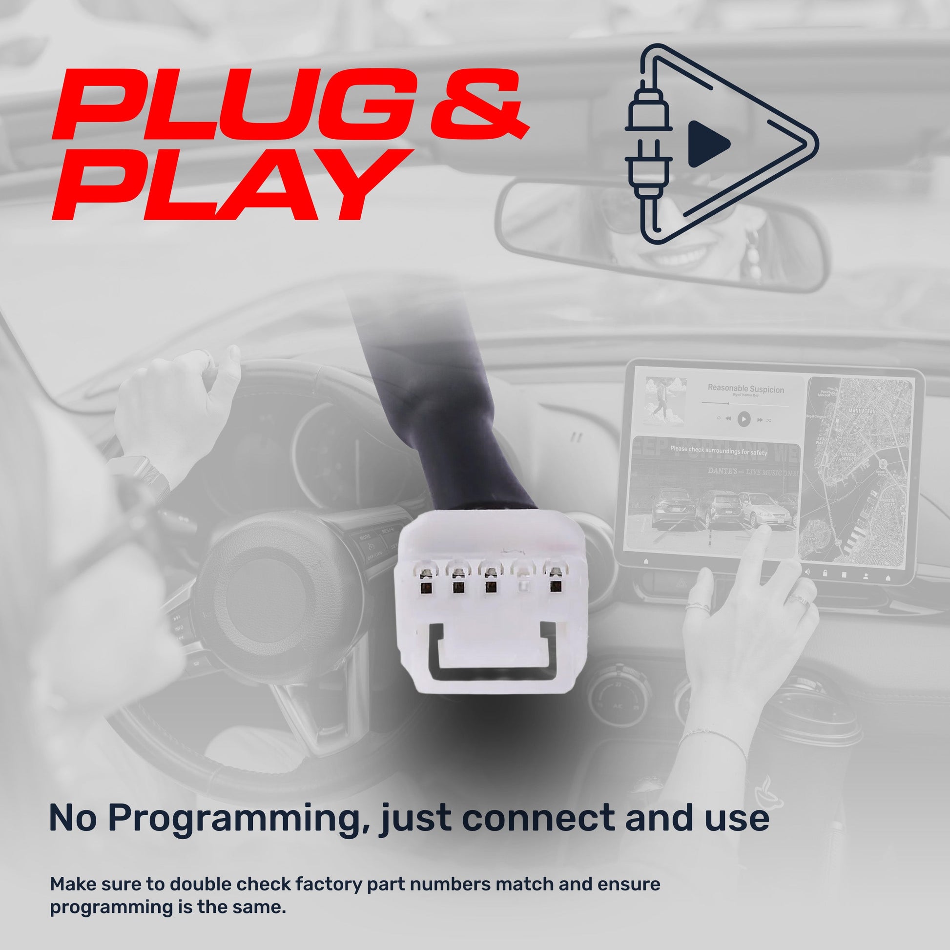Mazda 3 (2017-2018) OEM backup camera B61T-67-RC0 by Master Tailgaters, plug-and-play on Tampa Home & Garden Store