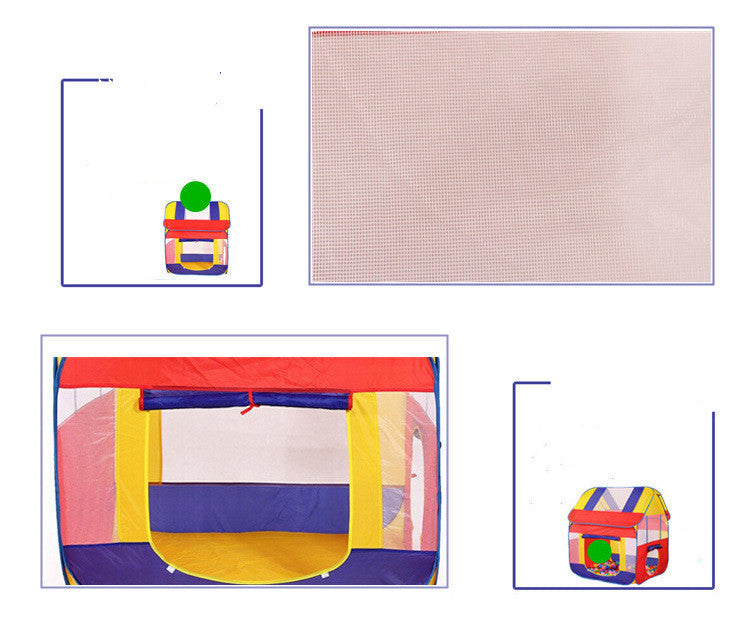 Outdoor children's colorful play tent by My Store, with wide entry and mesh panels on Tampa Home & Garden Store