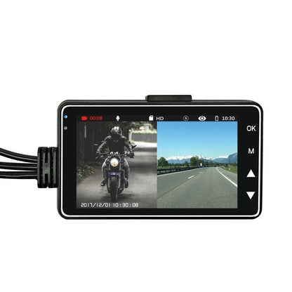 Motorcycle Dash Cam by Sell My Stuff; black dual-view dashboard cam on Tampa Home & Garden Store