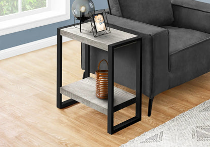 Accent Table Industrial Side Table with Flexible