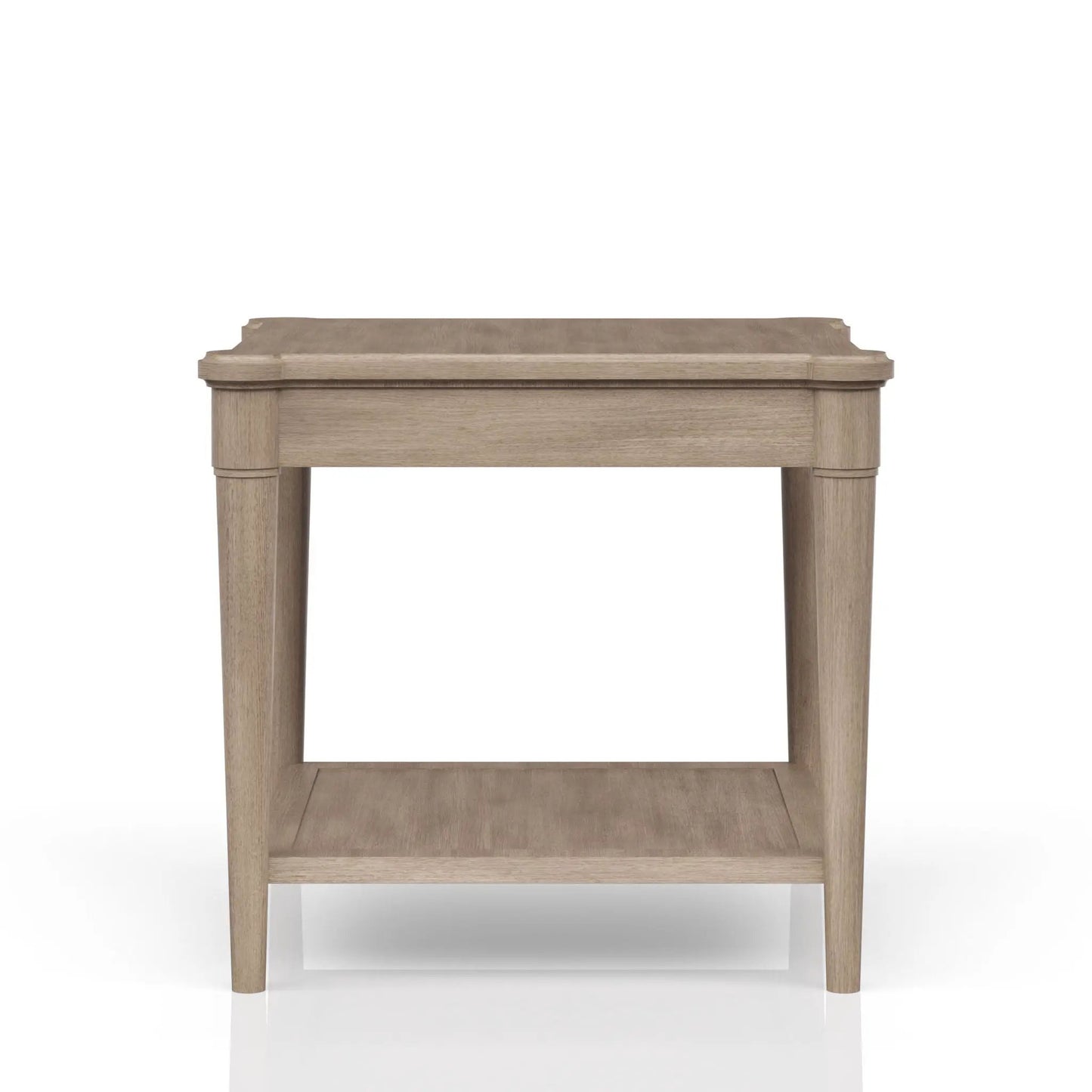 End Table With Storage Drawer in light oak wood by Unique Piece Furniture on Tampa Home & Garden Store