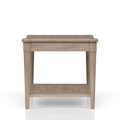 End Table With Storage Drawer in light oak wood by Unique Piece Furniture on Tampa Home & Garden Store