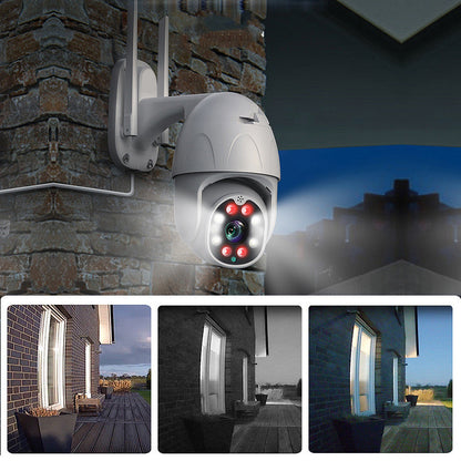 Outdoor waterproof graffiti surveillance camera housing IR LEDs on wall by Sell My Stuff on Tampa Home & Garden Store